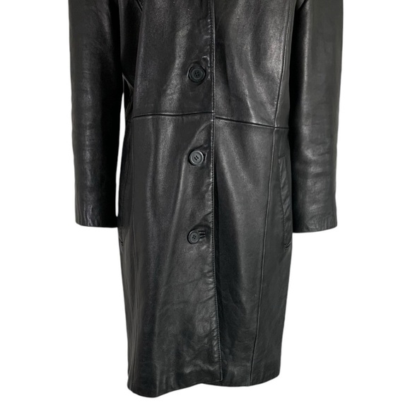 Vintage Adler Collection Leather Mid Length Jacket Size large Petite - Picture 6 of 11